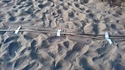 Un câble dans le sable