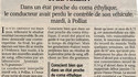 Record du monde d'alcoolémie