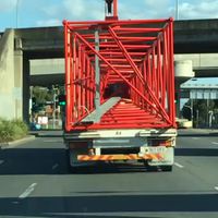 Transport de grue