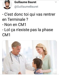 Kan t'es précoce...