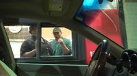 Conducteur invisible au Drive-in