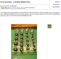 À vendre : 4 bracelets