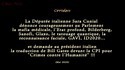 Au parlement italien une député dénonce et accuse