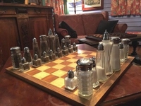 Jeu d'échecs de restaurant