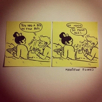 Des abeilles sur les fesses