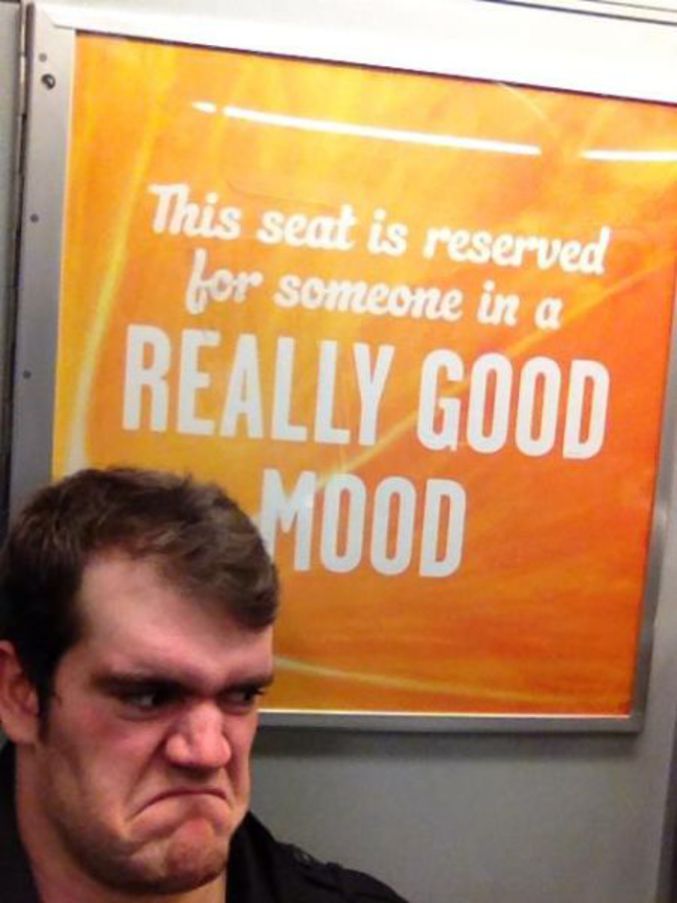 Une campagne dans le metro New-Yorkais.