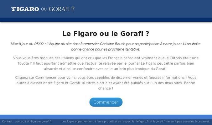 Saurez vous différencier les vrais articles du Figaro face aux articles parodiques du Gorafi ?