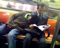 Dans le metro