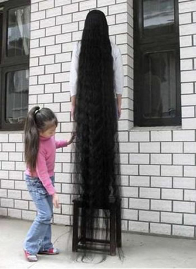 Le record du monde des cheveux les plus longs