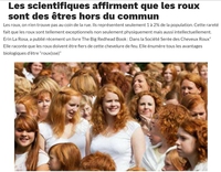 Rhââââ ! La malédiction des roux serait-elle levée ?