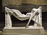 Doux rêves, sculpture en marbre