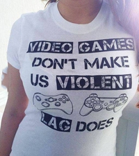 Les jeux vidéos ne rendent pas violent, mais le lag, si