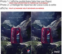 La guéguerre Pepsi/Coca continue...