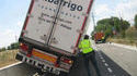 Intervention sur un accident de camion