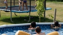 Filles au trampoline