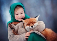 Fillette au renard