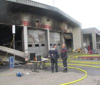 Le feu chez les pompiers !