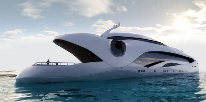 Un bateau design.