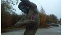 Statue prise sur le vif