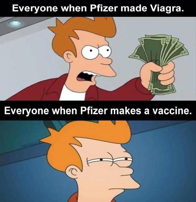 Les gens quand Pfizer a fait le viagra

Les gens quand Pfizer a fait le vaccin covid