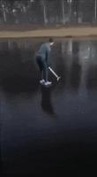 Faire du golf en hiver