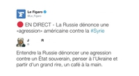 Une histoire de la Syrie, des USA et de la Russie