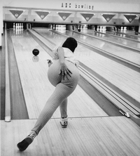 Un joli mouvement au bowling