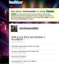 Twitter Stevie Wonder