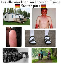 Les allemands en vacance en France