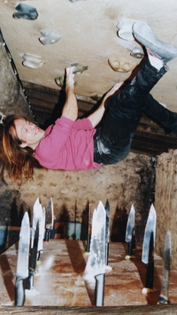 Alain Robert s'entraîne