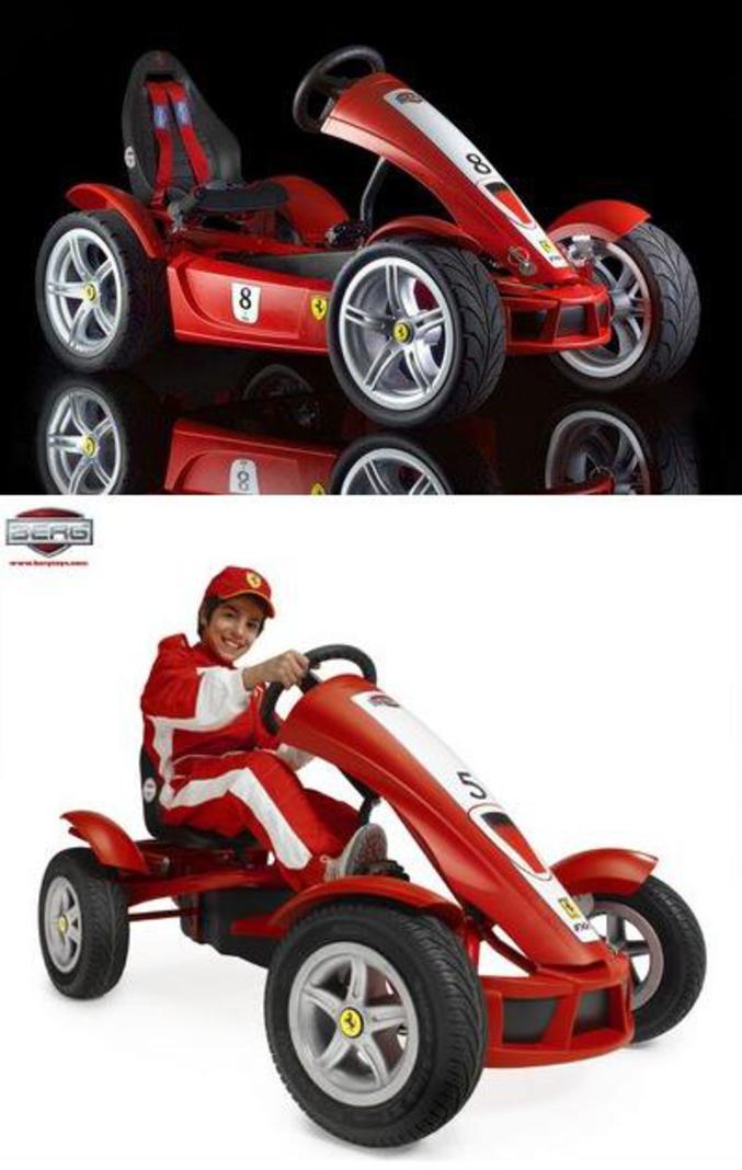 Un Ferrari qui n'a pas de moteur mais qui doit tout de même coûter cher.