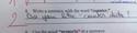 Devoir d'anglais