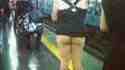 Legging couleur chair