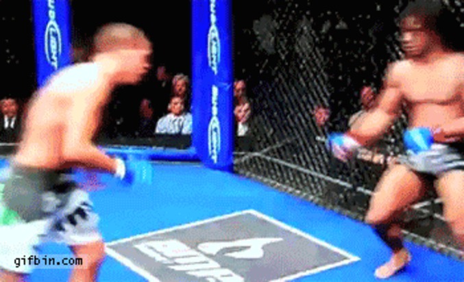 Fence to face kick