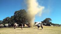 Tornado appears at Australian dance festival