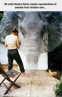 Sculpture d'éléphant