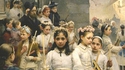 Sortie des premières communiantes vers 1890/1900