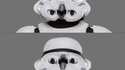 Mets le masque d'un stormtrooper à l'envers...