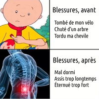 À chaque âge ses bobos