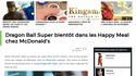 Dragon Ball Super chez McDonald's