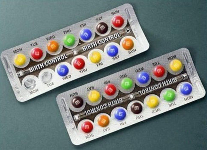 Des m&ms contraceptifs