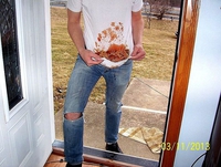 M'an ! La voisine a trop fait de spaghettis et nous en offre une bonne part !