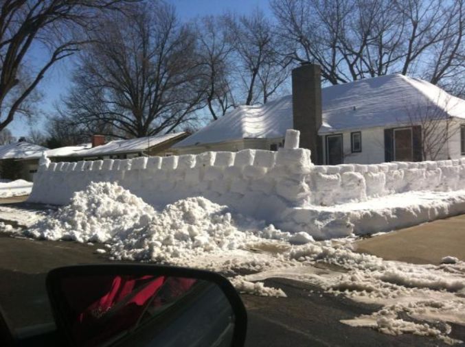 Une maison qui utilise à son avantage la neige.