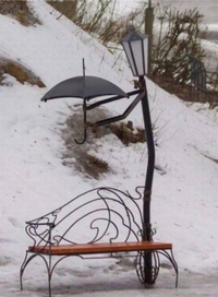 Un lampadaire bien aimable