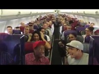Quand la troupe de la comédie musicale du Roi Lion prend l'avion