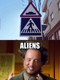 Attention passage d'aliens
