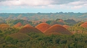 Chocolate Hills sur l'île de Bohol, aux Philippines