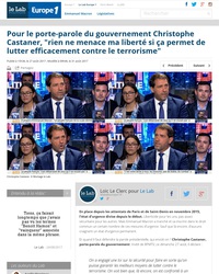 Pour le porte-parole du gouvernement  "rien ne menace ma liberté si ça permet de lutter efficacement contre le terrorisme"