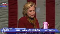 Hillary tousse...