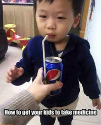 Comment couillonner ton môme pour qu'il prenne son médicament !